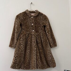 Biscotti Girls 7/8 Brown Faux Fur Coat